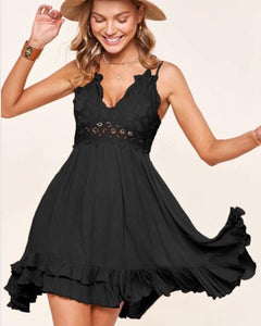 sundress - short lace sundress