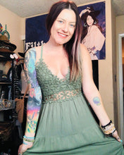 Load image into Gallery viewer, Sundress- Flower Bralette Dress
