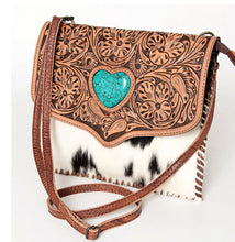 Load image into Gallery viewer, American Darling Hand tooled leather crossbody
