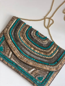 Hand Beaded Clutch